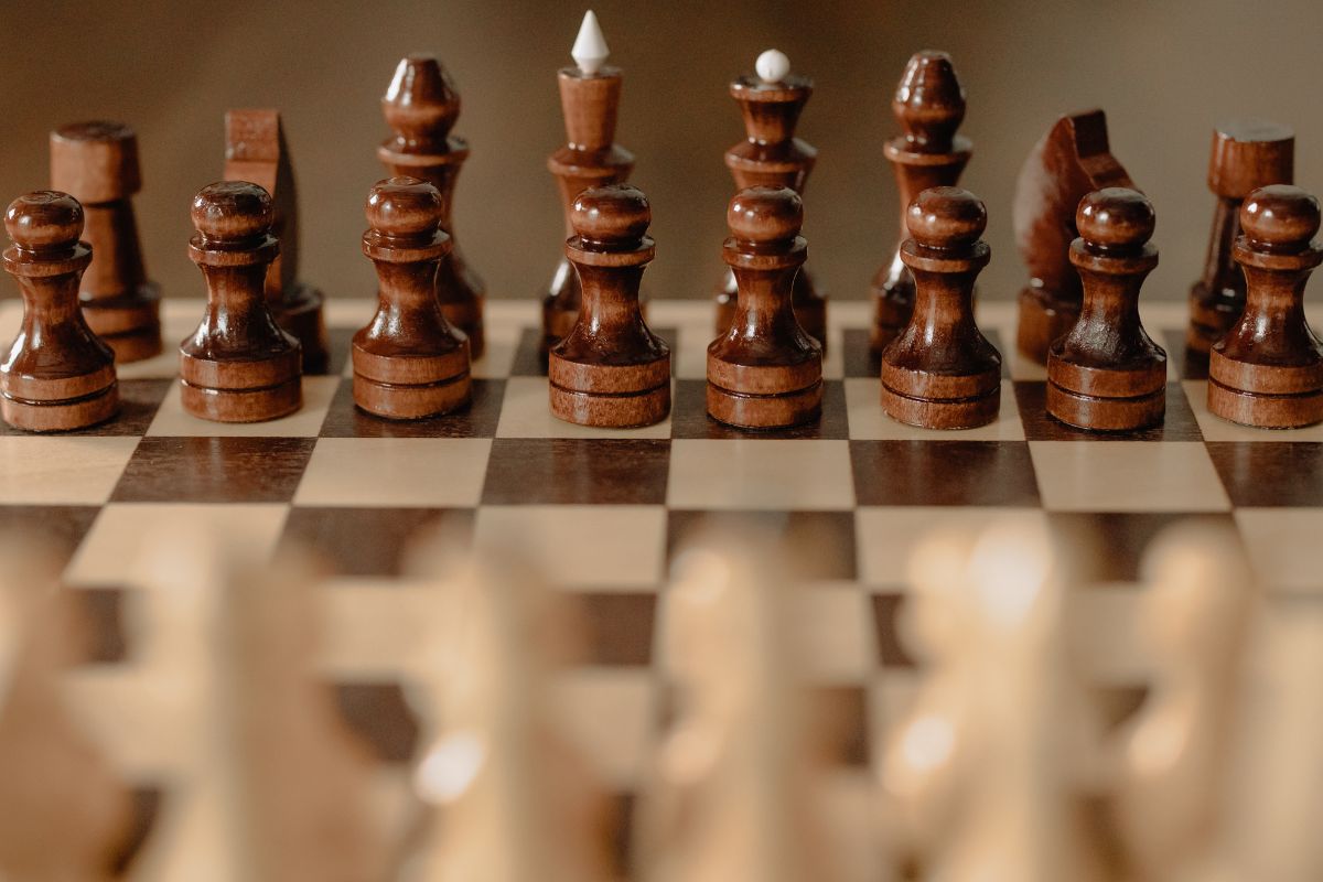 Brown Chess Pieces